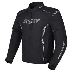 Motociklistička jakna RSA Greby 2 crno-sivo-bijela