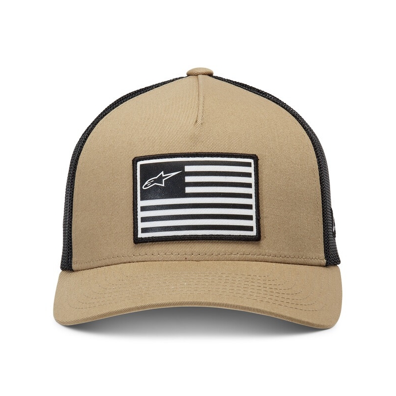 Alpinestars Flag Snap Hat pješčano-crno-bijeli