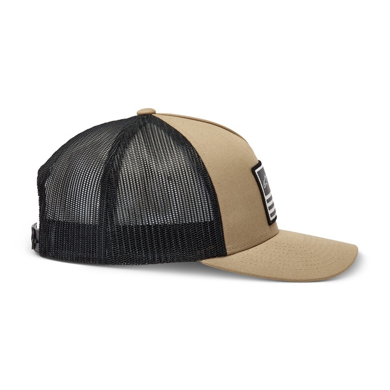 Alpinestars Flag Snap Hat pješčano-crno-bijeli