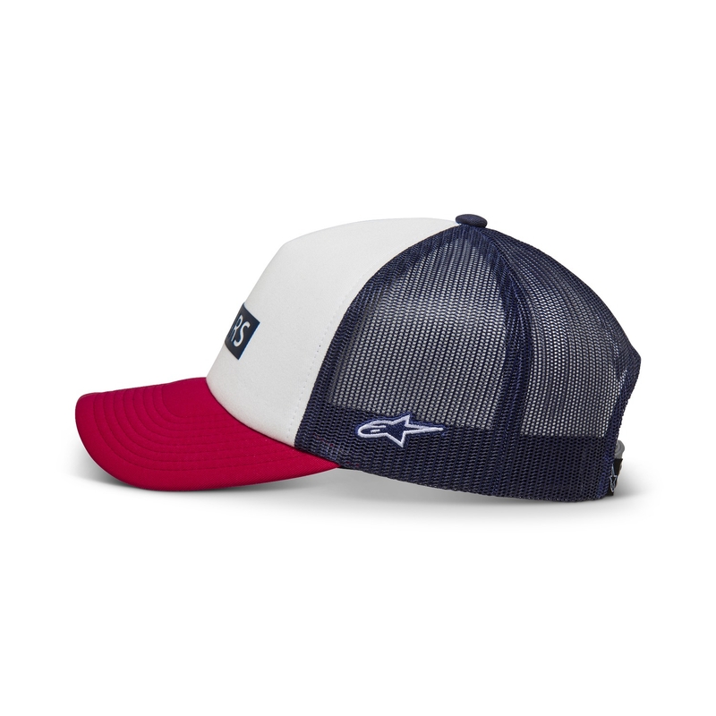 Kapa Alpinestars Clarified Foam bijelo-crvena