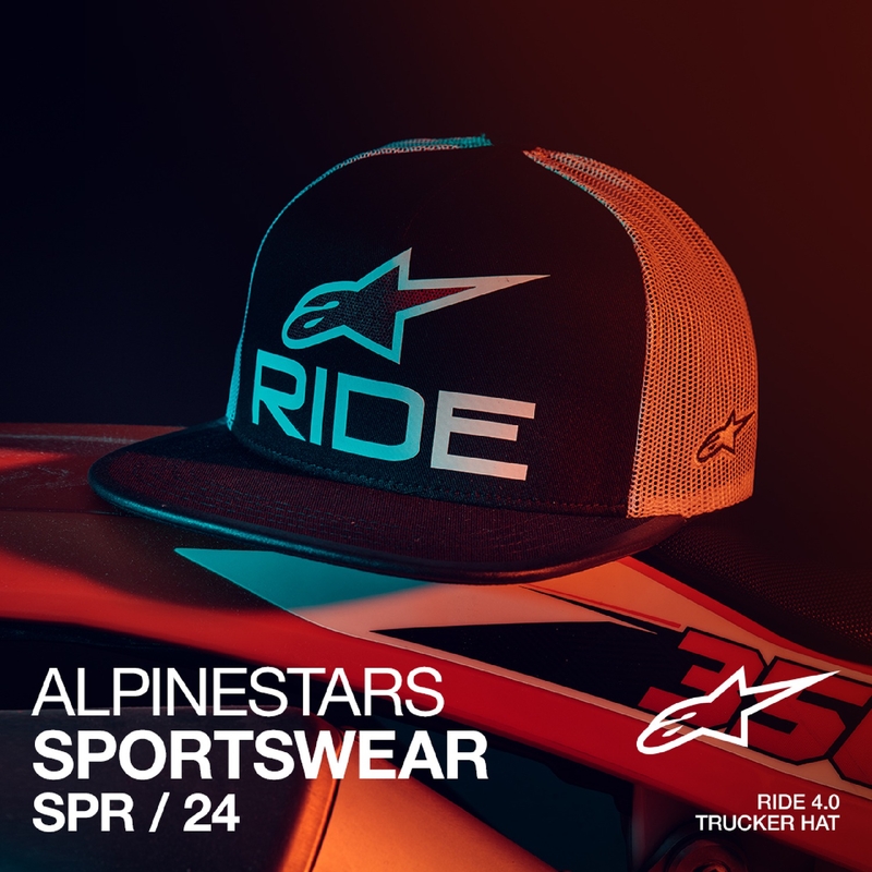 Kapa Alpinestars Ride 4.0 ER crno-bijelo-crvena