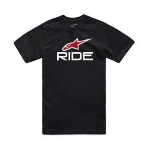 Tričko Alpinestars Ride 4.0 CSF černo-bílo-červené