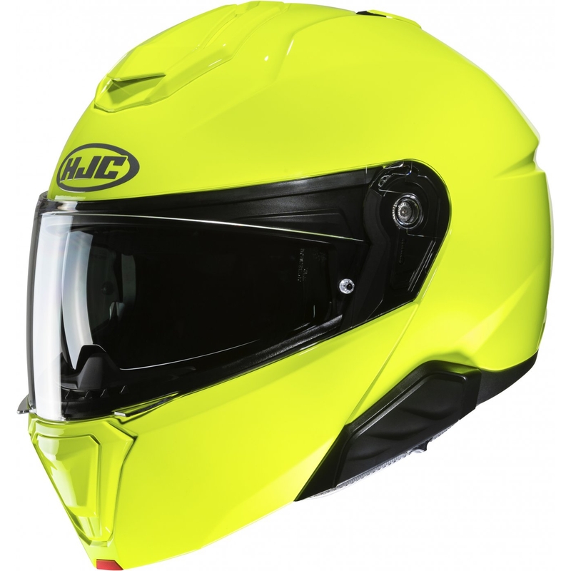 Motociklistička kaciga na preklop HJC i91 Jednobojna fluo zelena