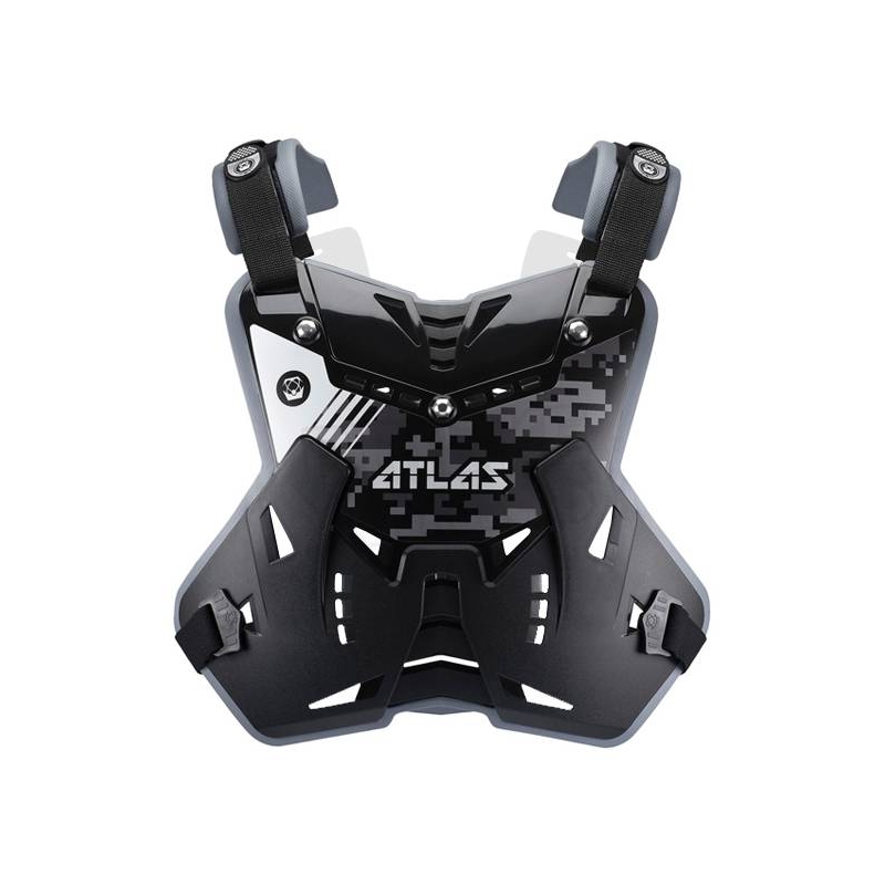 Štitnik za prsa i leđa Defender Digital Stealth, ATLAS dječji (crni, veličina UNI)