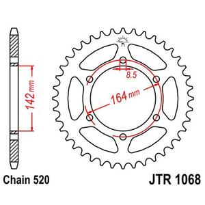 Řetězová rozeta JT 46 zubů, 520
