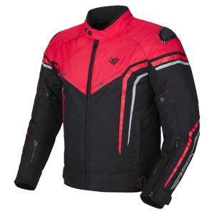 Motociklistička jakna RSA Compact 2 EVO crno-sivo-crvena