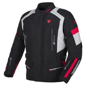 Motociklistička jakna RSA EXO 2 crno-sivo-crvena
