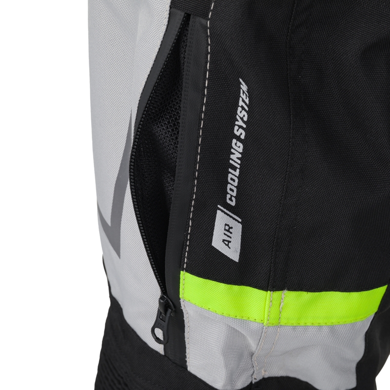 RSA EXO 2 motociklističke hlače crno-fluo žute