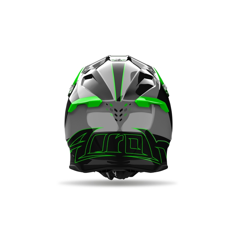 Motocross kaciga Airoh Twist 3 Shard sjajno zelena