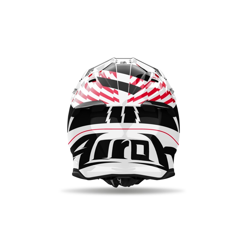 Motocross kaciga Airoh Twist 3 Thunder sjajna crvena