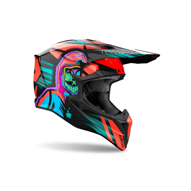 Airoh Wraaap Cyber motocross kaciga sjajno narančasta