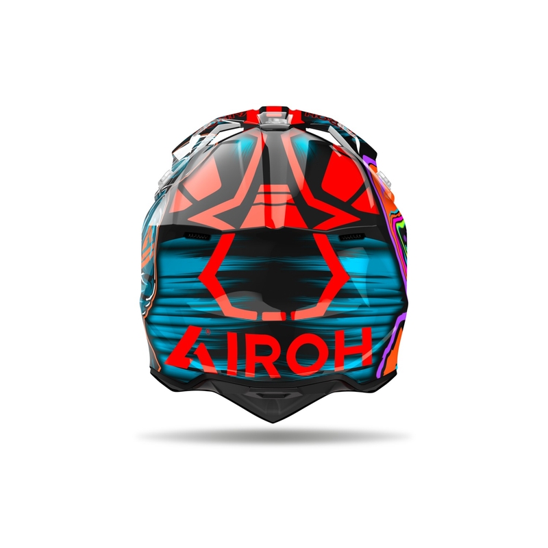 Airoh Wraaap Cyber motocross kaciga sjajno narančasta