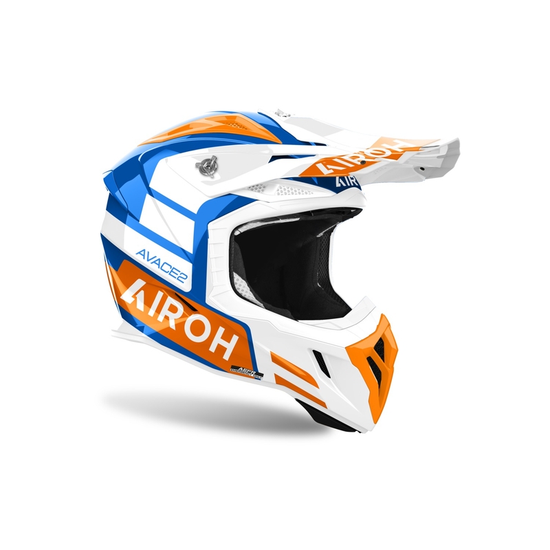 Motokros kaciga Airoh Aviator Ace 2 Sake sjajno narančasta