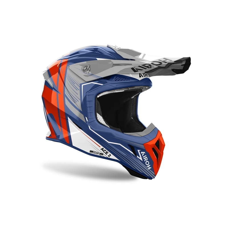 Airoh Aviator Ace 2 Engine motocross kaciga sjajno plava