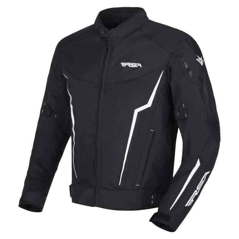 RSA Bolt motociklistička jakna crno-bijela