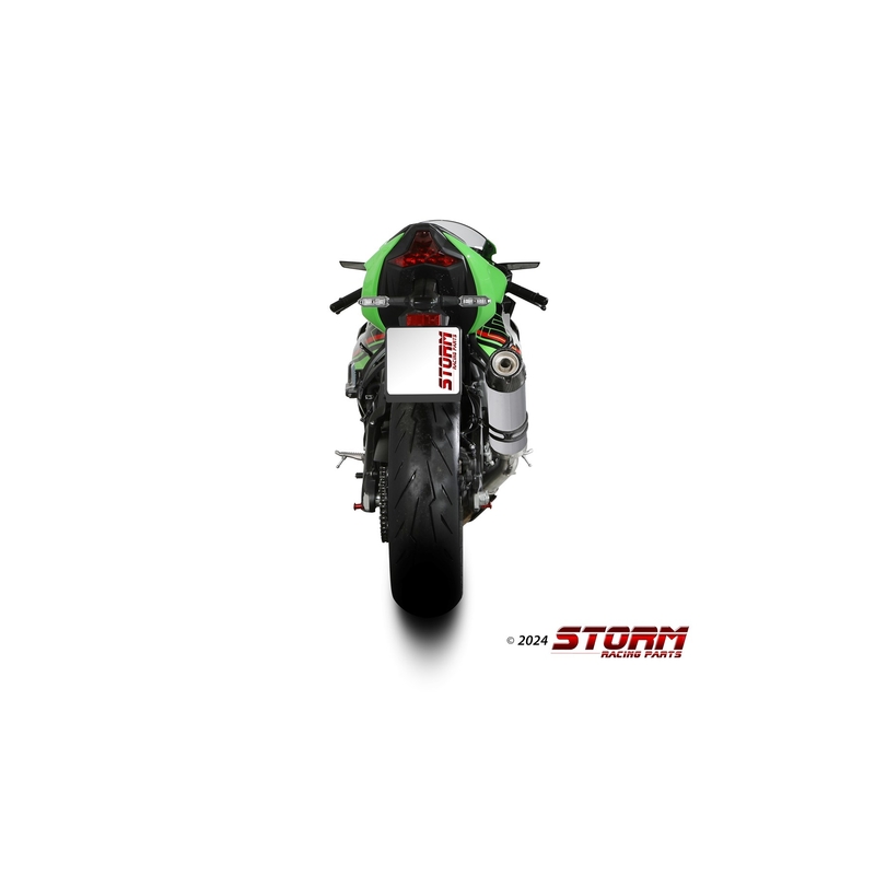 Koncovka výfuku STORM GP Stainless Steel with carbon cap