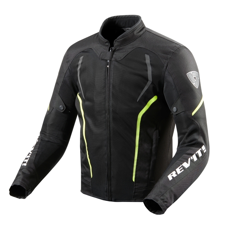 Motociklistička jakna Revit GT-R Air 2 Black-Fluo Yellow rasprodaja