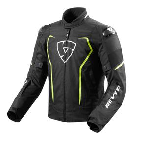 Motociklistička jakna Revit Vertex H2O Black-Fluo Yellow rasprodaja