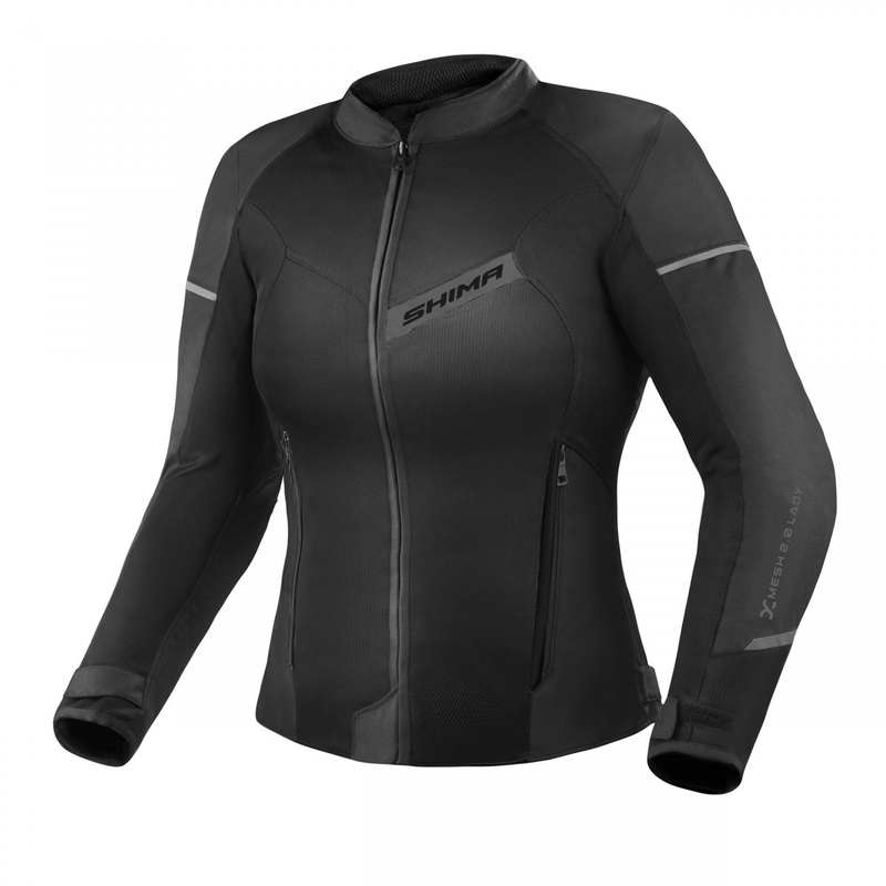 Ženska motoristička jakna Shima X-MESH 2.0 crna