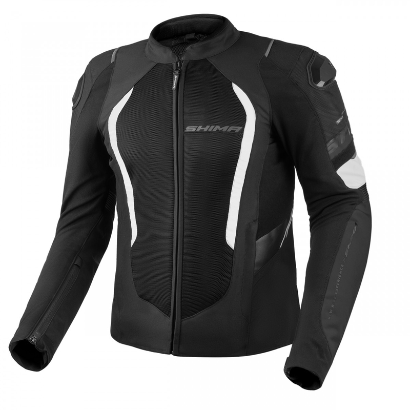 Shima MESHPRO 2.0 motociklistička jakna crno-bijela