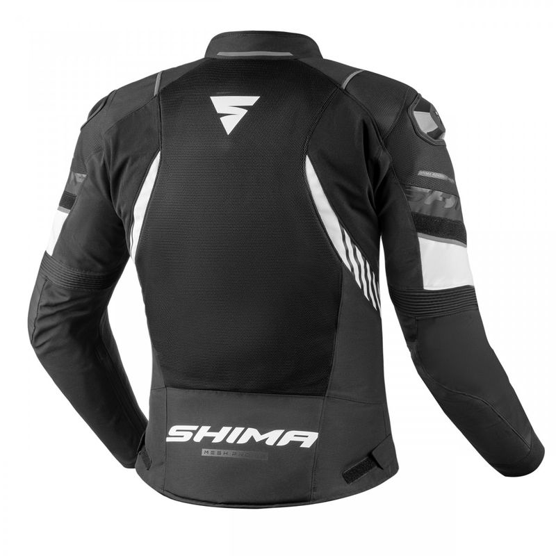 Shima MESHPRO 2.0 motociklistička jakna crno-bijela