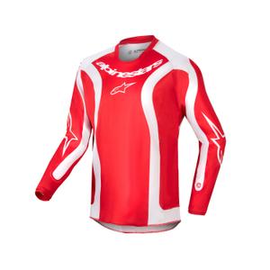 Dječji motocross dres Alpinestars Racer Lurv 2024 crveno-bijeli