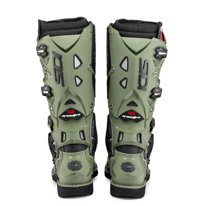 Motorističke čizme SIDI CROSSFIRE 3 zeleno-crne
