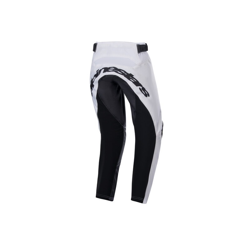 Dječje motokros hlače Alpinestars Racer Lucent Bijelo-crno-Fluto žute