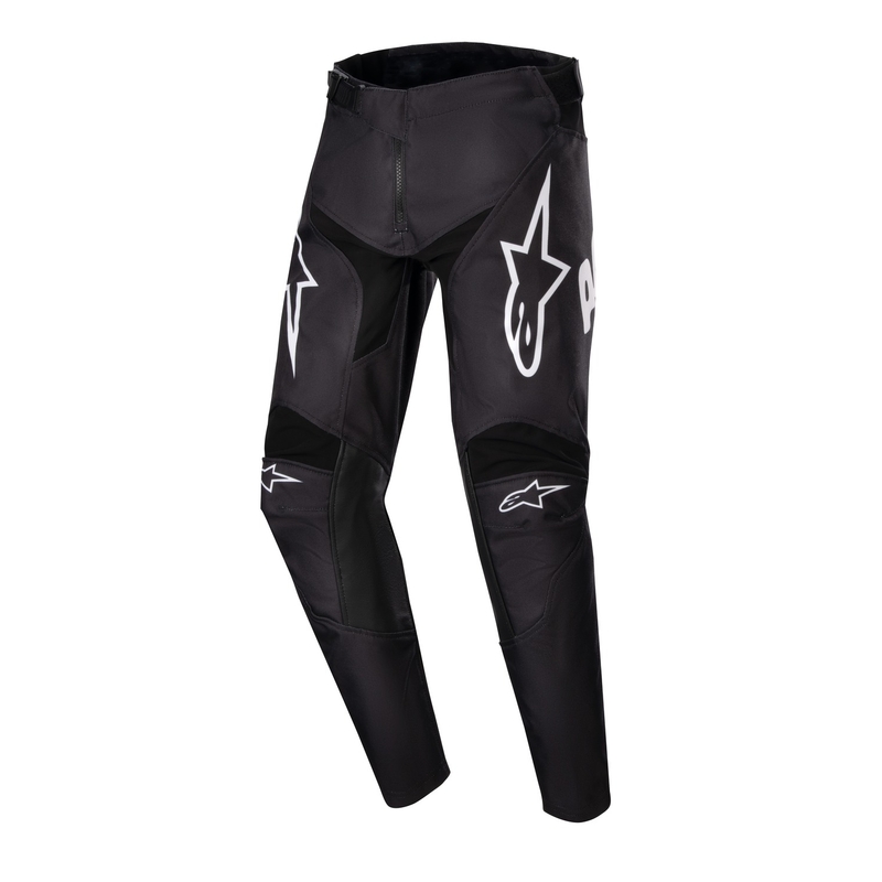 Alpinestars Racer Hana 2024 dječje motocross hlače crno-bijele