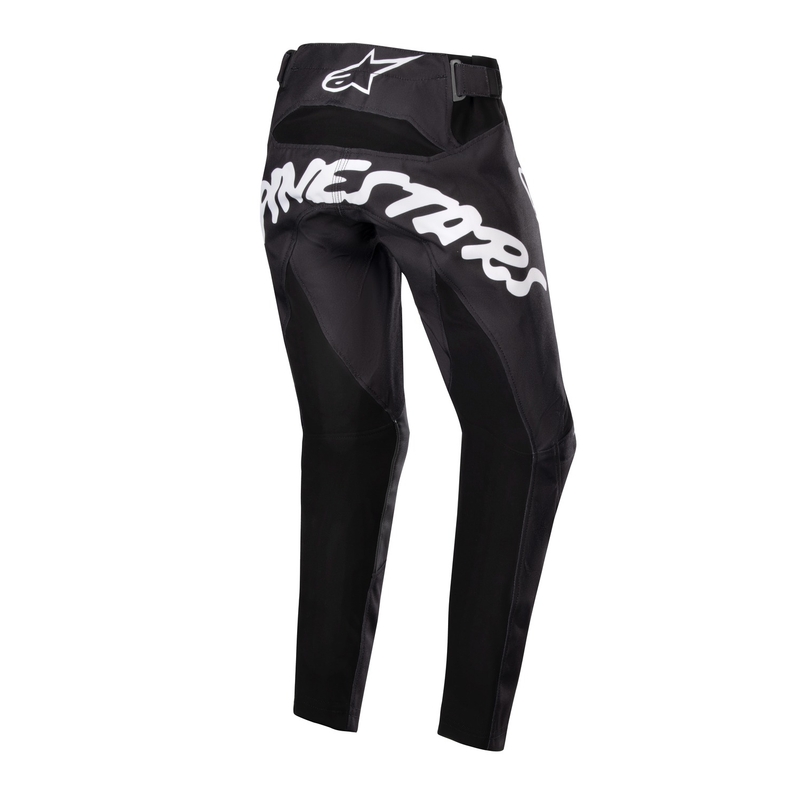 Alpinestars Racer Hana 2024 dječje motocross hlače crno-bijele
