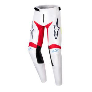 Dječje motocross hlače Alpinestars Racer Hana 2024 bijele boje