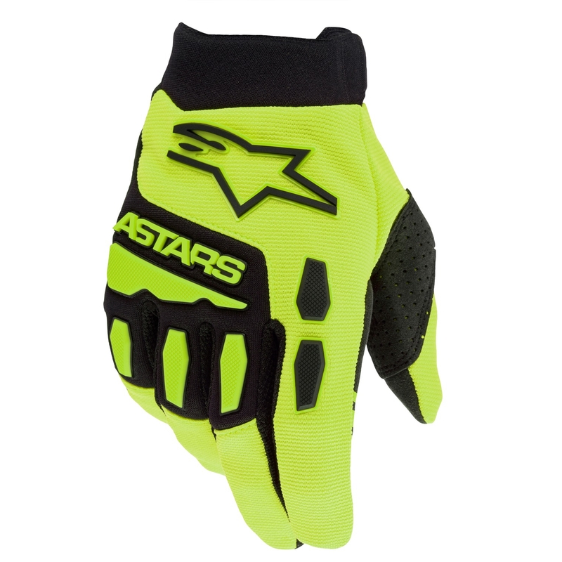 Alpinestars Full Bore dječje motocross rukavice Fluo žuto-crne