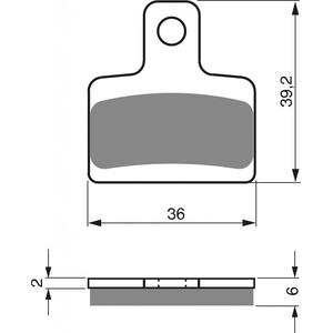 Brzdové destičky GOLDFREN S3