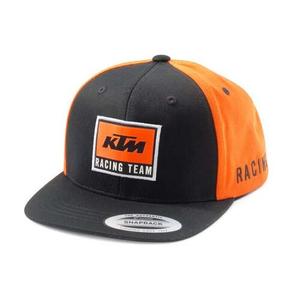 Dječja kapa KTM Kids Team Flat Cap OS crno-narančasta