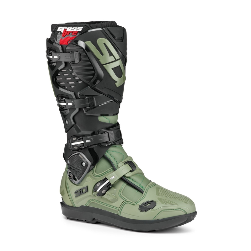 Motorističke čizme SIDI CROSSFIRE 3 SRS zeleno-crne