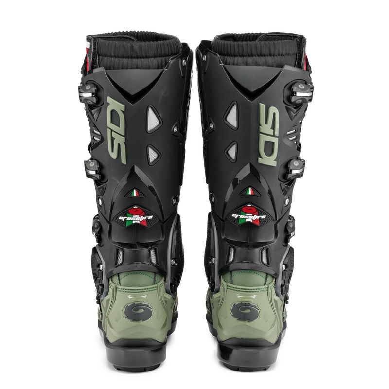 Motorističke čizme SIDI CROSSFIRE 3 SRS zeleno-crne
