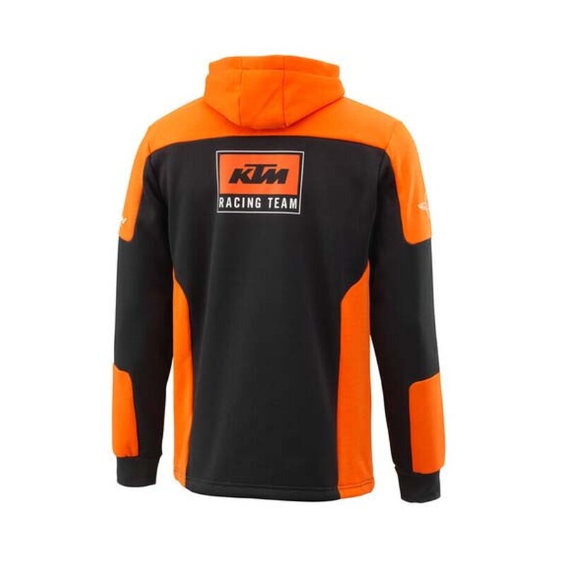 KTM Team Zip Hoodie crno-narančasta