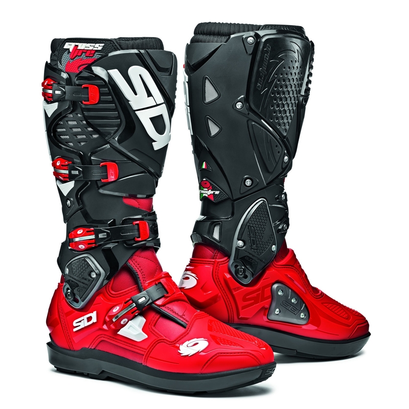 Motorističke čizme SIDI CROSSFIRE 3 SRS crveno-crne