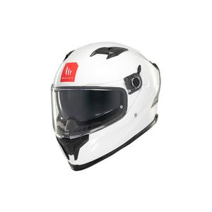 Integrální helma na motorku MT BRAKER SV SOLID A0 bílá