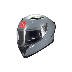 Integrální helma na motorku MT BRAKER SV SOLID A12 šedá
