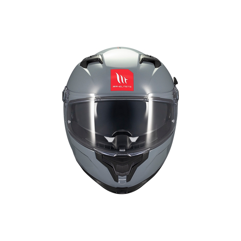 Motociklistička kaciga koja pokriva cijelo lice MT BRAKER SV SOLID A12 siva