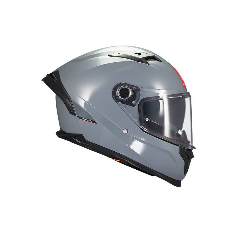 Motociklistička kaciga koja pokriva cijelo lice MT BRAKER SV SOLID A12 siva