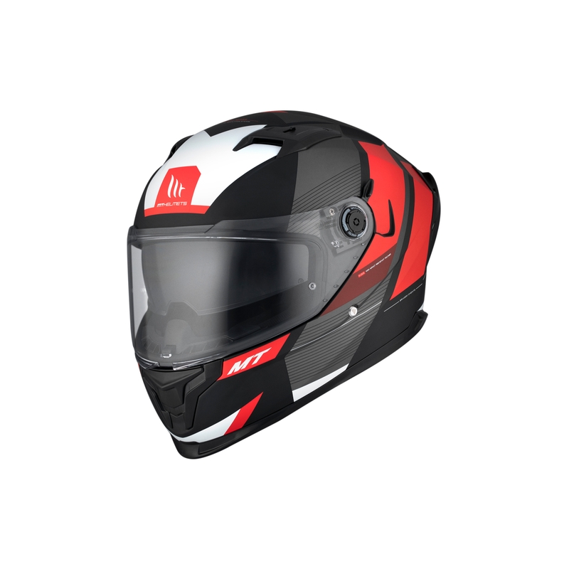 Integralna motociklistička kaciga MT BRAKER CHENTO B5 sivo-crveno-bijela