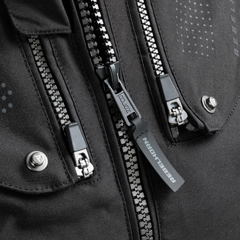 Ženska motoristička jakna Rebelhorn Hiker IV crna