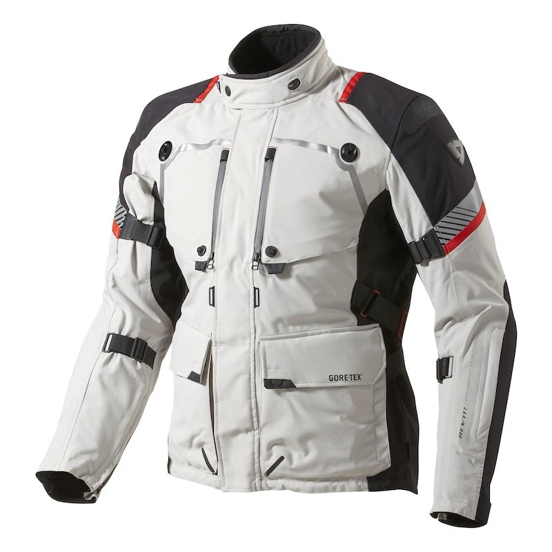 Revit Poseidon GTX motociklistička jakna svijetlo sivo-crna