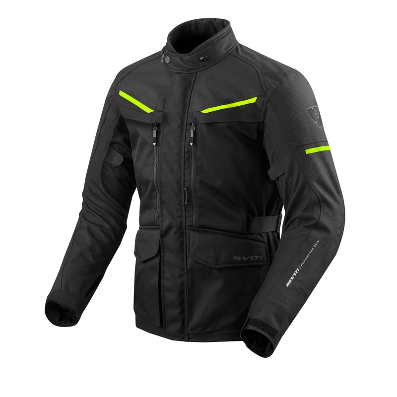 Motociklistička jakna Revit Safari 3 crno-neon žuta rasprodaja