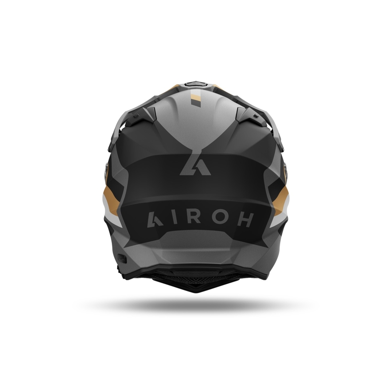 Enduro kaciga Airoh Commander 2 Doom mat zlatna