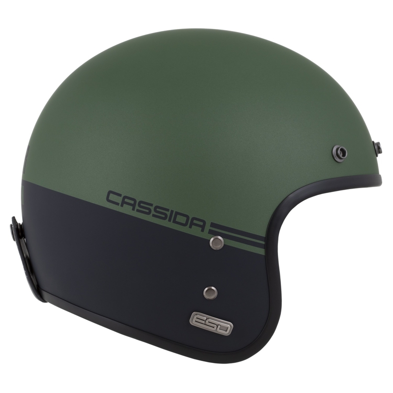 Otvorena kaciga Cassida Eso Super Hooligan crna mat-metalik zelena