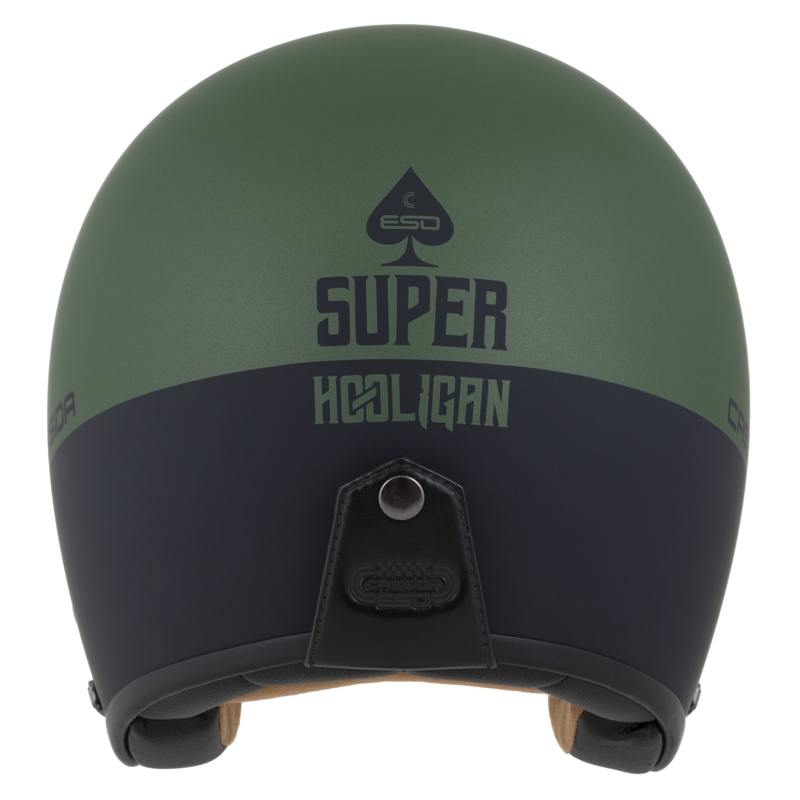 Otvorena kaciga Cassida Eso Super Hooligan crna mat-metalik zelena