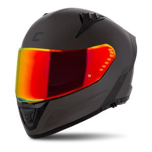 Integralna motociklistička kaciga Cassida Aero Super Mono 2024 crna krom-crna